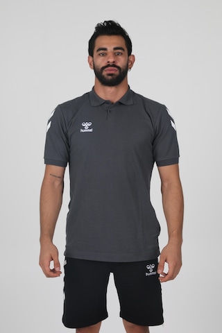 Hummel Armin Pamuklu Polo Yaka Tişört Antrasit