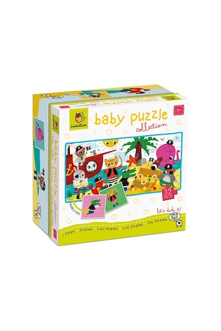 Bebekler İçin Puzzle - Korsan Canlı Renkler