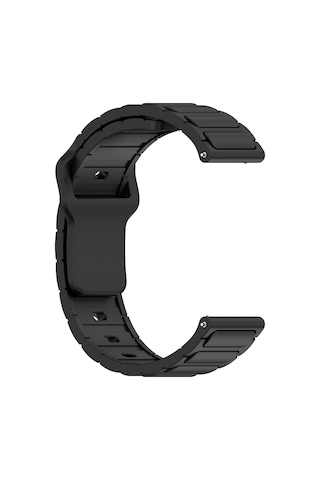 Adige Xiaomi Watch 2 Uyumlu Kordon Kayış Silikon 22/132krd Siyah