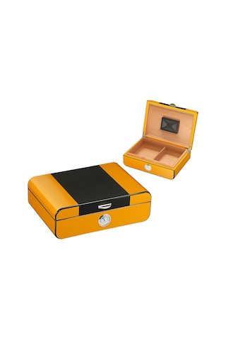Falconetti Karbon Fiber Desen Humidor Puro Kutusu rc41