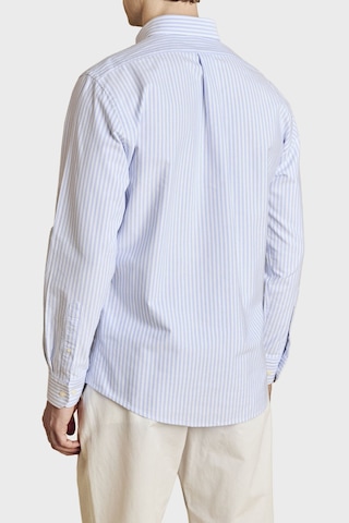 Brooks Brothers Erkek Gömlek Bbss26msh021145 Beyaz Mavi Beyaz - Mavi