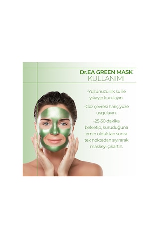 Dr.Ea Soyulabilir Siyah Maske & Yeşil Maske Seti 2 x 75 ML
