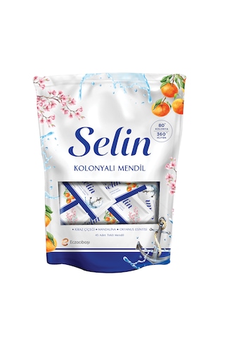 Selin Kolonyalı Mendil - 45 Adet