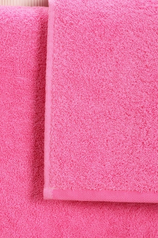 2 Parça Kadın / Erkek Banyo Duş Hamam Havlu Seti 90x150 Cm %100 Pamuklu Pembe
