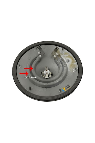 Gizli Çay Kazanı Ve Semaver Rezistansı 220v 2000 Watt 17 Cm Çift Elemanlı