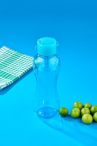 Kolay Kapak Eco Şişe Suluk 500 Ml, Su Şişesi Turkuaz Plastik Diğer