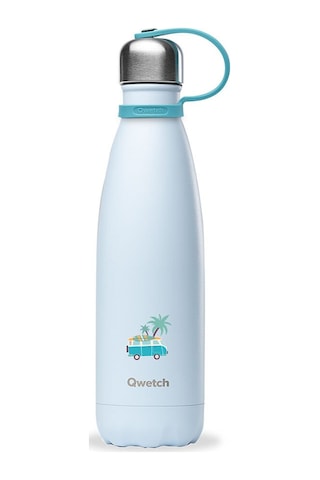 Qwetch QK9007 Kids Isı Yalıtımlı 500 ML Termos - Minibüs Desenli