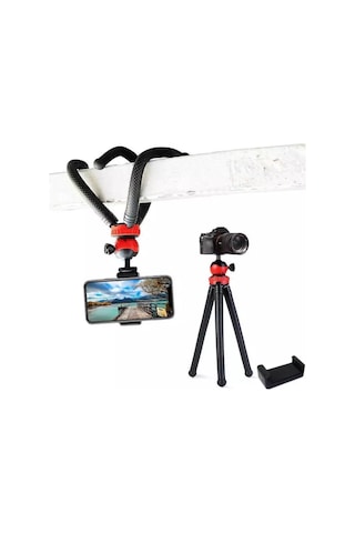 Thentech Ahtapot Bacaklı Tripod Esnek Sabitlenebilen Tripod Uyumlu