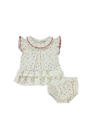 Civil Baby Kız Bebek Takım 6-18 Ay Kırmızı Kırmızı