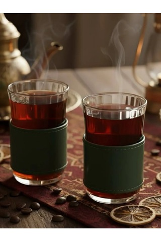 Conflate Türk Armud Çay Bardakları Seti, 2 Adet, 230 Ml 419025993 Yeşil