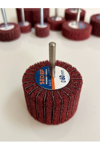 40x20mm,10 Adet, 1 9/16'x3/4' İnches Abrasive Non Woven Combi Mop Wheel With 1/4 Shank 10 Pcs Pack