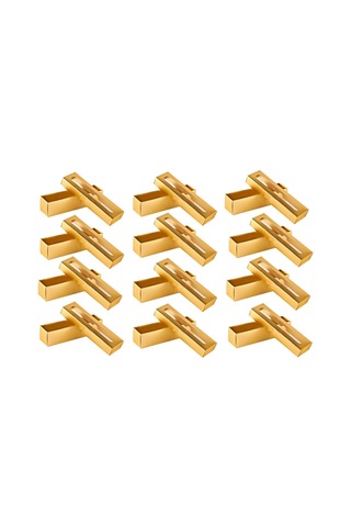 Gold Altın Makaron Kutusu 50 Adet