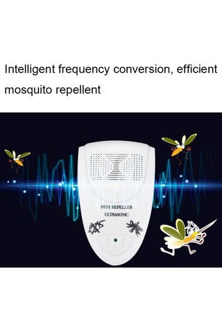 Lı-3110 Ultrasonik Elektronik Sıçan Kurtlayıcı Ev Akıllı Böcek Kovucu Beyaz , Boyut:ingiltere Fişi Beyaz