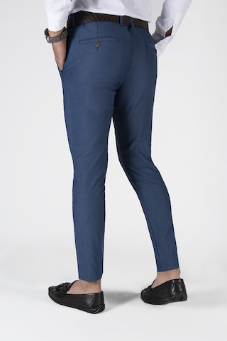 Terapi Men Erkek Slim Fit Armürlü Italyan Kesim Keten Pantolon 21k-2200420-3 Lacivert Lacivert