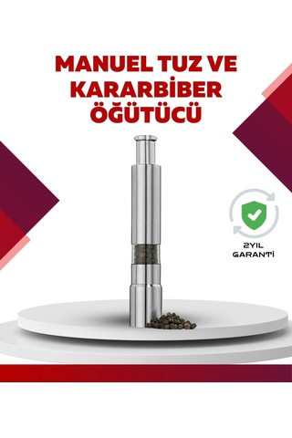 Znv Zenvia Mey İthalat Hafif Ve Kompakt, Taşınabilir Baharat Öğütücü - Mutfak Ve Masa İçin Znv2025 Cmn Renkli