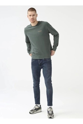 Columbia Csc M Basic Sm Logo Ls Tee Yeşil Erkek Tişört Cs0354-353 001