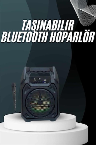 Bluetooth Hoparlör Usb Tf Kart Girişli Çoklu Bağlantı