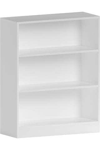 Ae-8001 Vito 3 Raflı Küçük Kitaplık, Beyaz Suntalam, Ofis Mobilya