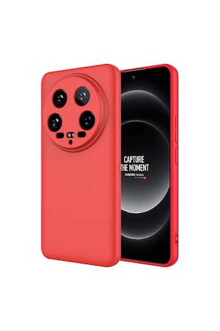 Xiaomi Mi 14 Ultra Kılıf Zore Mara Lansman Kapak Kırmızı