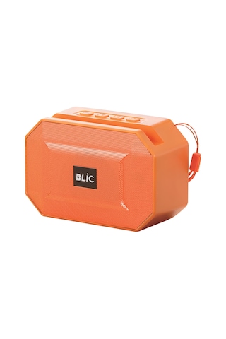 Blic Bls-89 Bluetooth 5.4 Taşınabilir Hoparlör Turuncu 6w Rms, Telefon Standlı, Usb Ve Tf Kart Deste