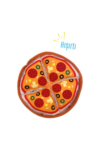 Havhav Pizza Şekilli Interaktif Mama Saklamalı Köpek Oyuncağı