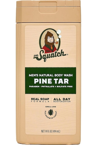 Dr. Squatch Men's Pine Tar Duş Jeli 414ml Çam - Deniz Rezenesi