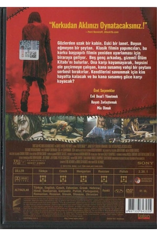 Kötü Ruh Evil Dead Dvd