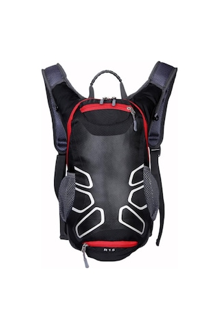 Moveevo Outdoor Bisiklet Sırt Çantası 15l Ultra Hafif Su Geçirmez Nilon, 2l Su Çantası Deligi, Ergonomik Akıcı Tasarım, Kask Mesh Kılıfı İle Siyah