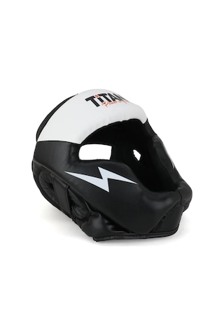 Yüz Korumalı Siyah Beyaz Antreman Boks Kaskı Çok Renkli