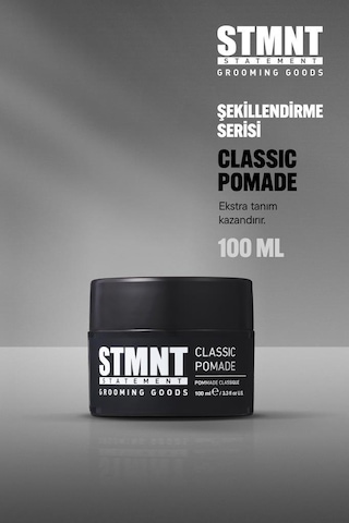 Stmnt Esnek Tutuş Doğal Parlaklık Klasik Saç Pomadı 100ml