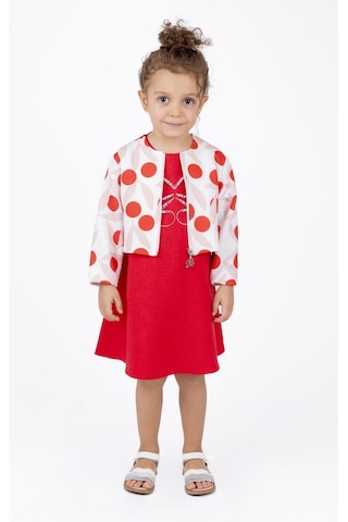 Bestkids Kız Çocuk Desenli Crop Ceket 001