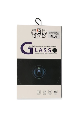 Apple iPhone Uyumlu 15 Pro Max Bilvis Titan Kamera Lens - Lacivert Diğer