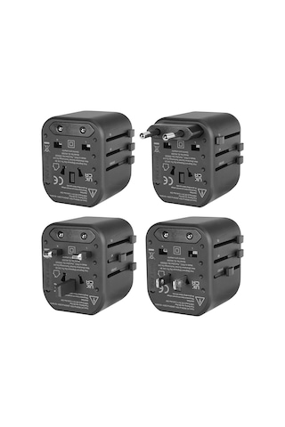 S-link 2-usb 2.4aı 100-240v Universal Çevirici Priz Adaptör