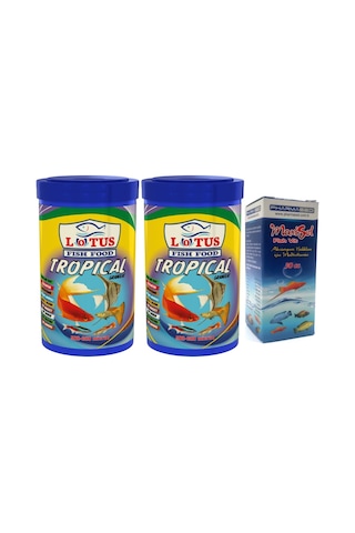 Lotus Tropical 2x250ml Lepistes Moli Akvaryum Balık Yemi