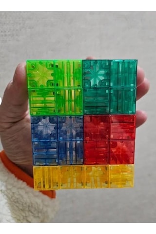 Sh59838 Magnet Küp Yapı Blok Seti 64 Parça
