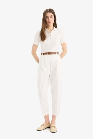 DeFacto Carrot Fit Gabardin Kumaş Pantolon Kemerli Yüksek Bel Kısa Paça D2732AX25SPWT32