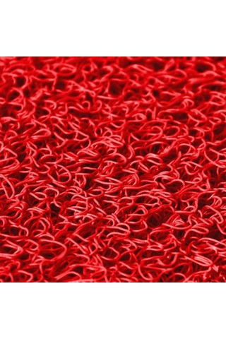 Beylin Kıvırcık Pvc Paspas Dış Zemin Halı Yolluk Kırmızı 100x600 Kırmızı