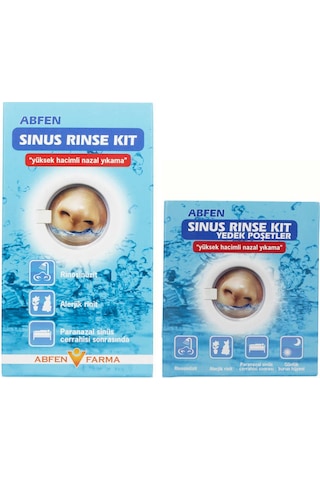 Abfen Sinus Rinse Kit Yedek Poşetler 50'li