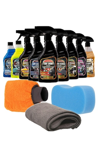 Wöbermann 12li Araba Oto Yıkama Temizlik Bakım ve Seti