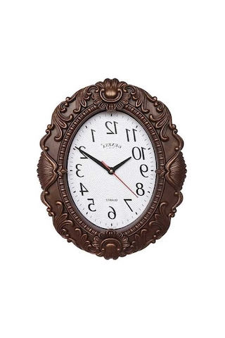 Pazly Suntek Sessiz Saatleri Saati Rengi Duvar Dekoratif Ahşap-rengi Ahşap 14'' & Gw Çok Renkli