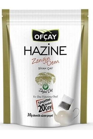 Ofçay Hazine Zengin Dem Siyah Demlik Poşet Çay 8'li 30 x 30 G Ofçay Hazine Zengin Dem Siyah Demlik Poşet Çay 8'li 30 x 30 G