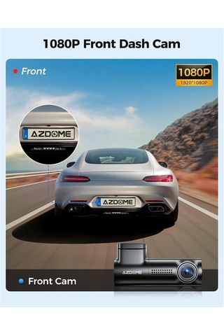 M330 Full Hd Araç Kamerası Wifi, G Sensör Ve Gece Görüş Siyah Azdome Türkiye Garantili