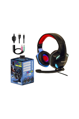 Polygold PG-6972 Mikrofonlu RGB Oyuncu Kulaklığı