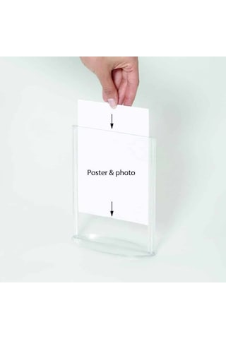 A4 Oval Tabanlı Masaüstü Şeffaf Föylük Broşürlük Fiyatlık 10lu Paket