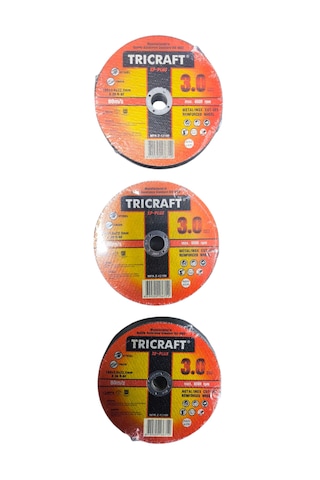 Tricraft Metal Kesici Taş 30 Adet 180x3 X22.23mm