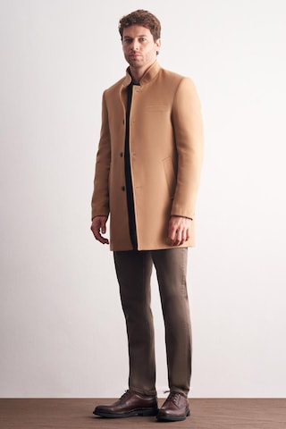 İmza Camel Hakim Yaka Classic Slim Fit Esnek Kaban 1008255162 Camel