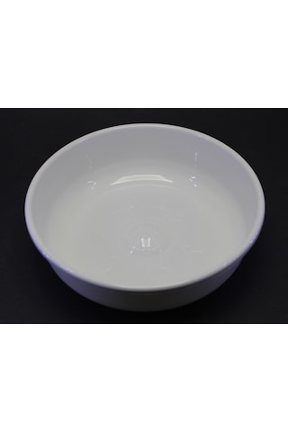 3 Adet Beyaz Renk Plastik Hamam Banyo Curun Sauna Termal Kaplıca Tası Maşrapa 20 Cm Çap 5 Cm Yükseklik Beyaz