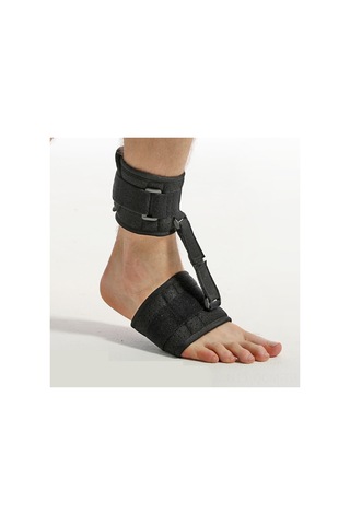 Qingmipy Ayak Aşağı Doğru Eğilmesi, İç/dış Dönmesi İçin Tutturucu, Solunumlu Rehabilitasyon Ayak托su, Ayak Tabanı Fasiyiti İçin Ayak Desteği Kemer Siyah, Tek Adet, Universal Beden, Ayarlanabilir Boyut