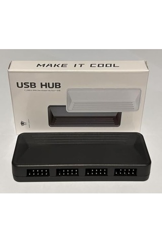Usb Hub, Çok Portlu Bağlantı Genişletici, Siyah, Kompakt Tasarım