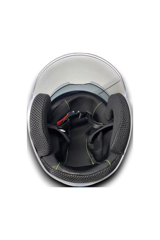 Motosiklet Kask Yazlık Model Gri